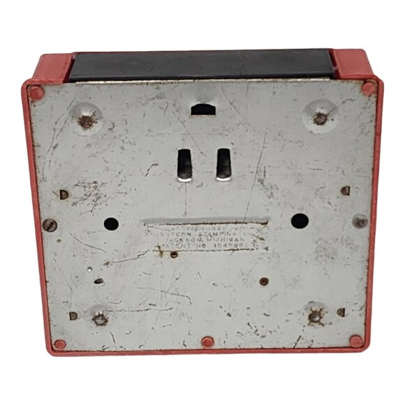 1950s Tom Thumb Red Toy Cash Register Western Stamping Vintage Toy Memorabilia - Picture 7 of 7